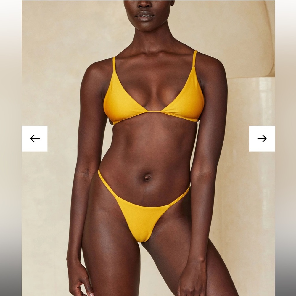 NWT Barbados bottom mango shiny color - monday swimware